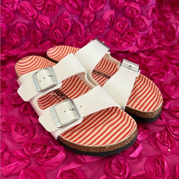 Birkenstock Arizona Patent birko-flor sandals - Picture 2 of 9